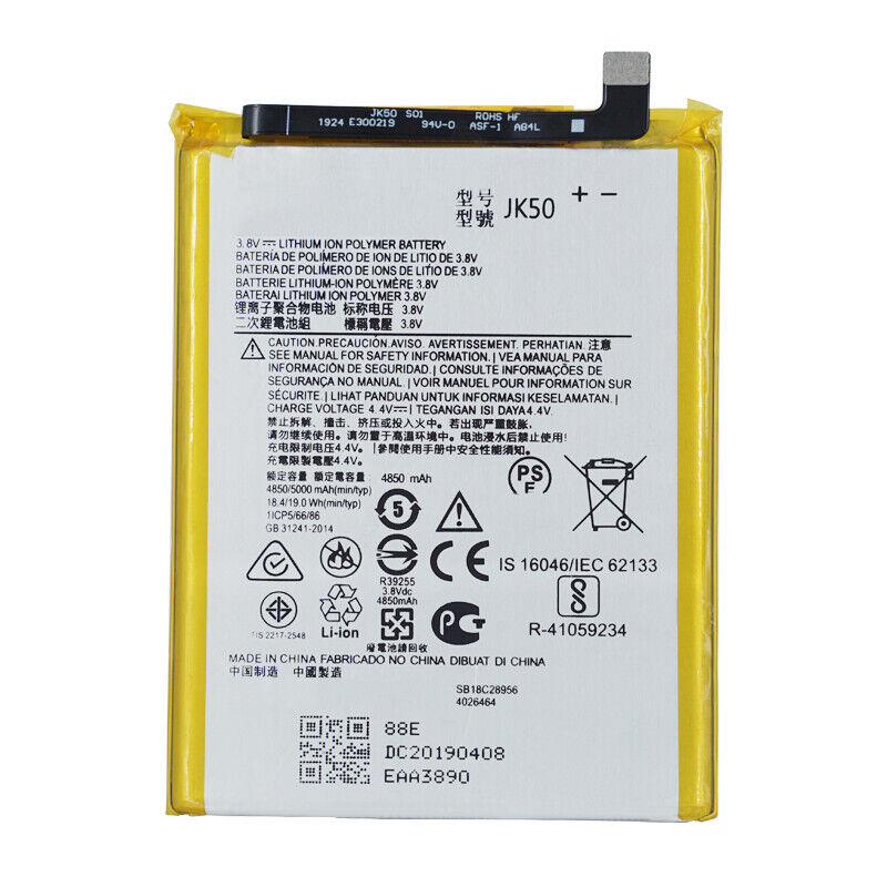Batterie de remplacement pour Motorola Moto G7 Power / G9 Play / G9 Plus / G10 / G Power (2021) / G8 Power Lite, JK50 Batterie de remplacement pour Motorola Moto G7 Power / G9 Play / G9 Plus / G10 / G Power (2021) / G8 Power Lite, JK50